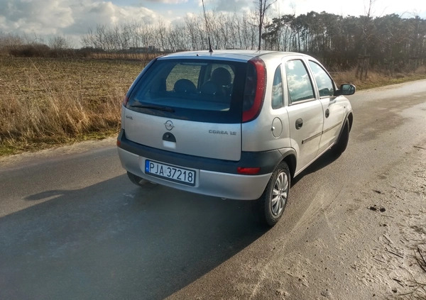 Opel Corsa cena 4900 przebieg: 191000, rok produkcji 2001 z Jarocin małe 92